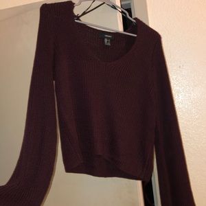 Forever 21 Crop Too Knit sweater